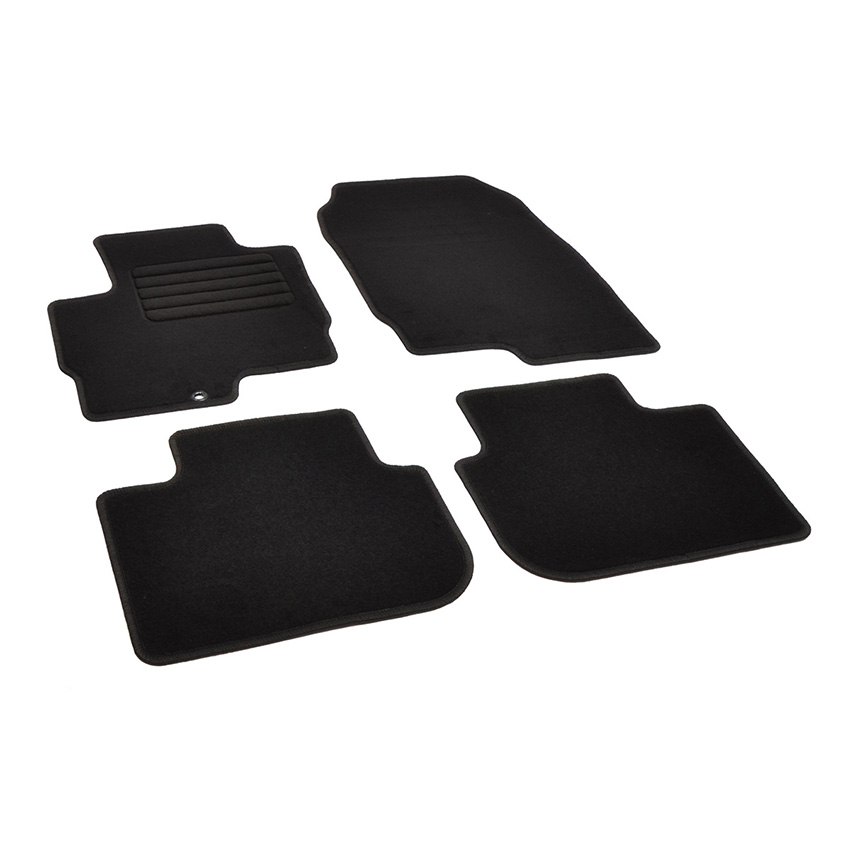 Πατάκια δαπέδου μοκέτας Standard μαύρα για Mitsubishi Colt 5D (JZ3) 4τμχ