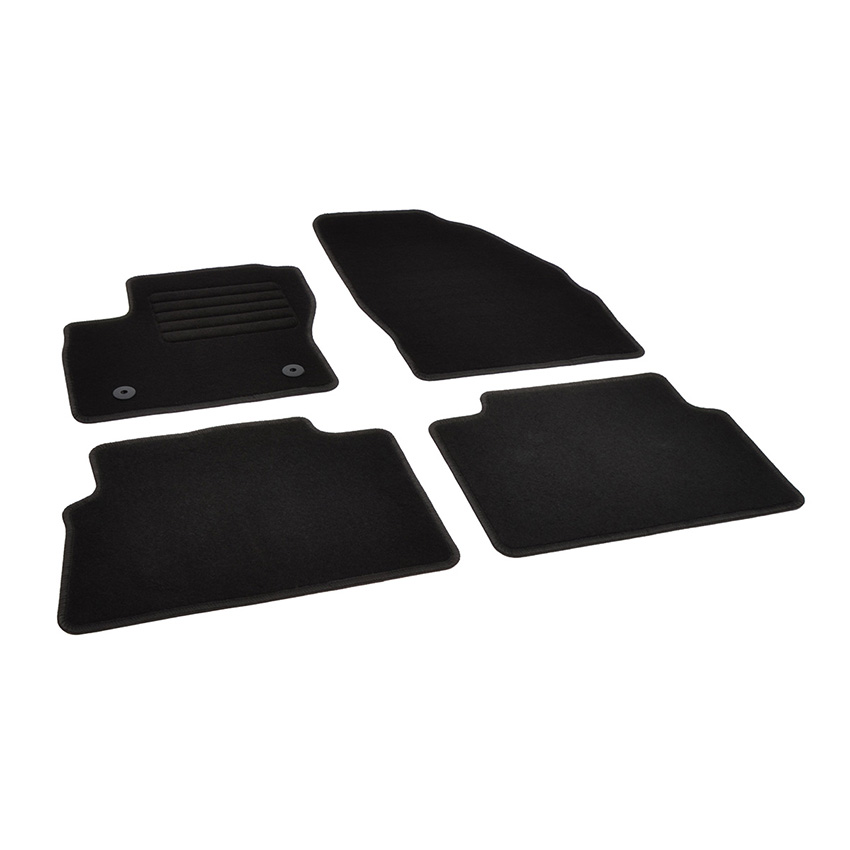 Πατάκια δαπέδου μοκέτας Standard μαύρα για Ford Kuga (I) 4τμχ