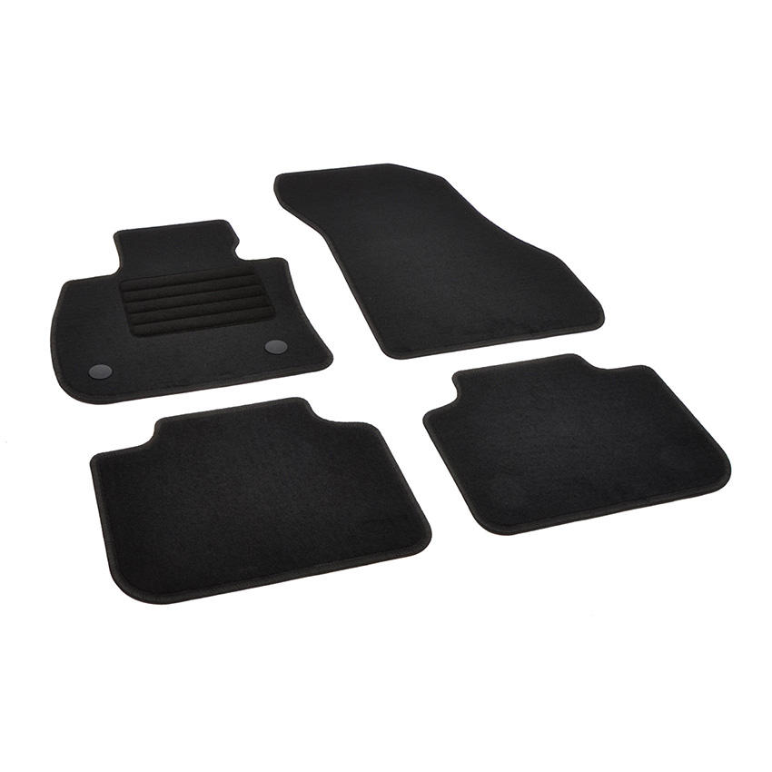 Πατάκια δαπέδου μοκέτας Standard μαύρα για BMW X1 (F48) 4τμχ