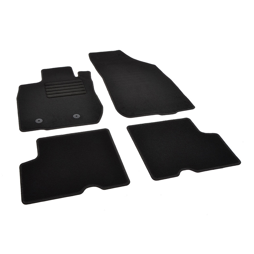Πατάκια δαπέδου μοκέτας Standard μαύρα για Dacia Duster (I) 2x4 4τμχ