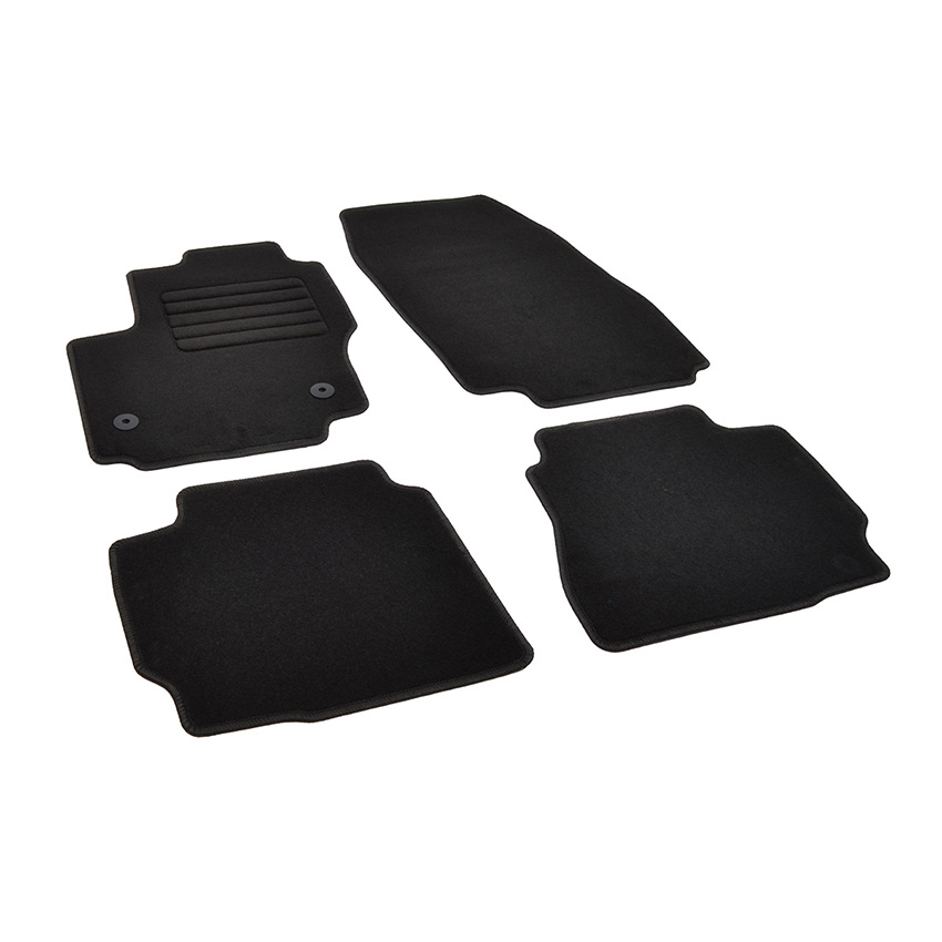 Πατάκια δαπέδου μοκέτας Standard μαύρα για Ford Mondeo (IV) 4τμχ
