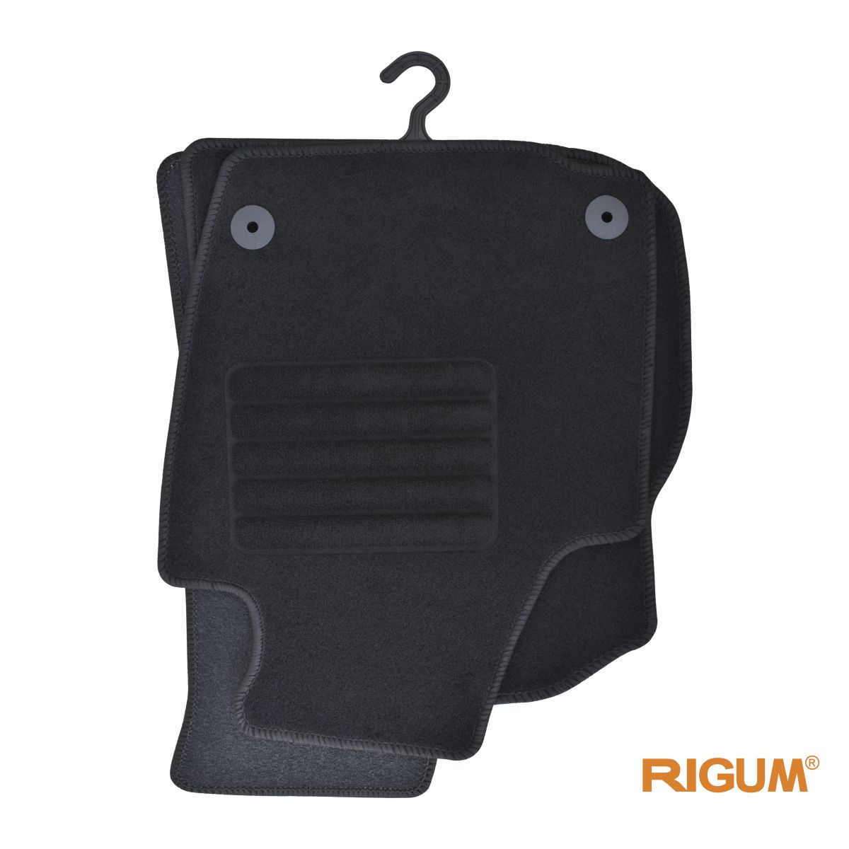 Πατάκια δαπέδου μοκέτας Standard μαύρα