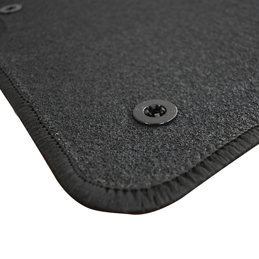 Πατάκια δαπέδου μοκέτας Standard μαύρα για Fiat Punto / Punto Evo 4τμχ