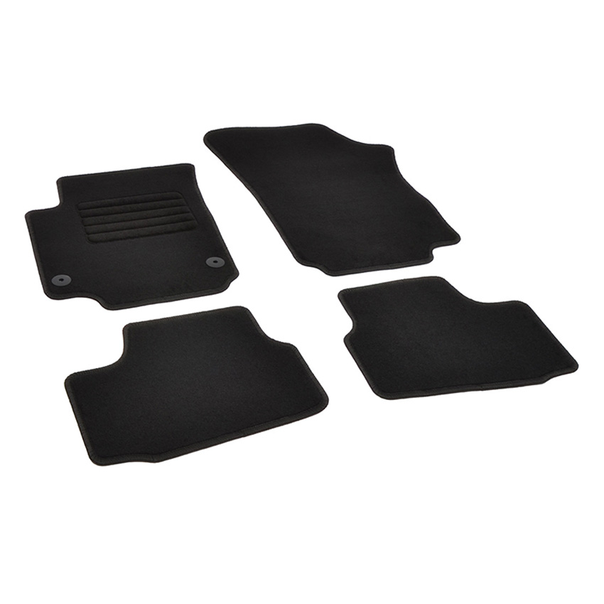 Πατάκια δαπέδου μοκέτας Standard μαύρα για Seat Mii / Skoda Citigo / VW Up 4τμχ