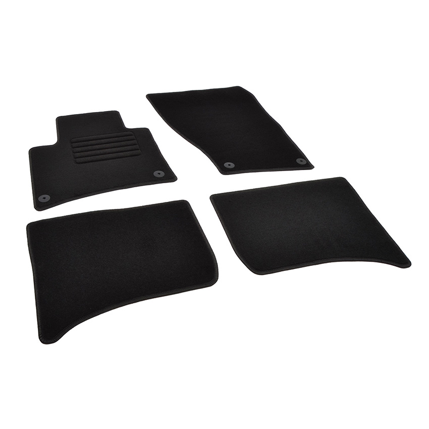 Πατάκια δαπέδου μοκέτας Standard μαύρα για Porche Cayenne (II) / Volkswagen Touareg (II) 4τμχ