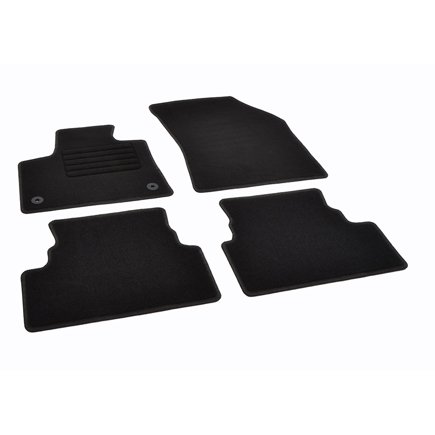 Πατάκια δαπέδου μοκέτας Standard μαύρα για Opel Grandland X / Peugeot 3008 (II) 4τμχ