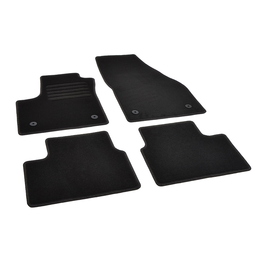 Πατάκια δαπέδου μοκέτας Standard μαύρα για Opel Meriva (B) 4τμχ