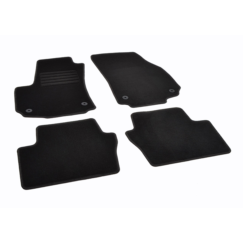 Πατάκια δαπέδου μοκέτας Standard μαύρα για Opel Zafira (B) 4τμχ