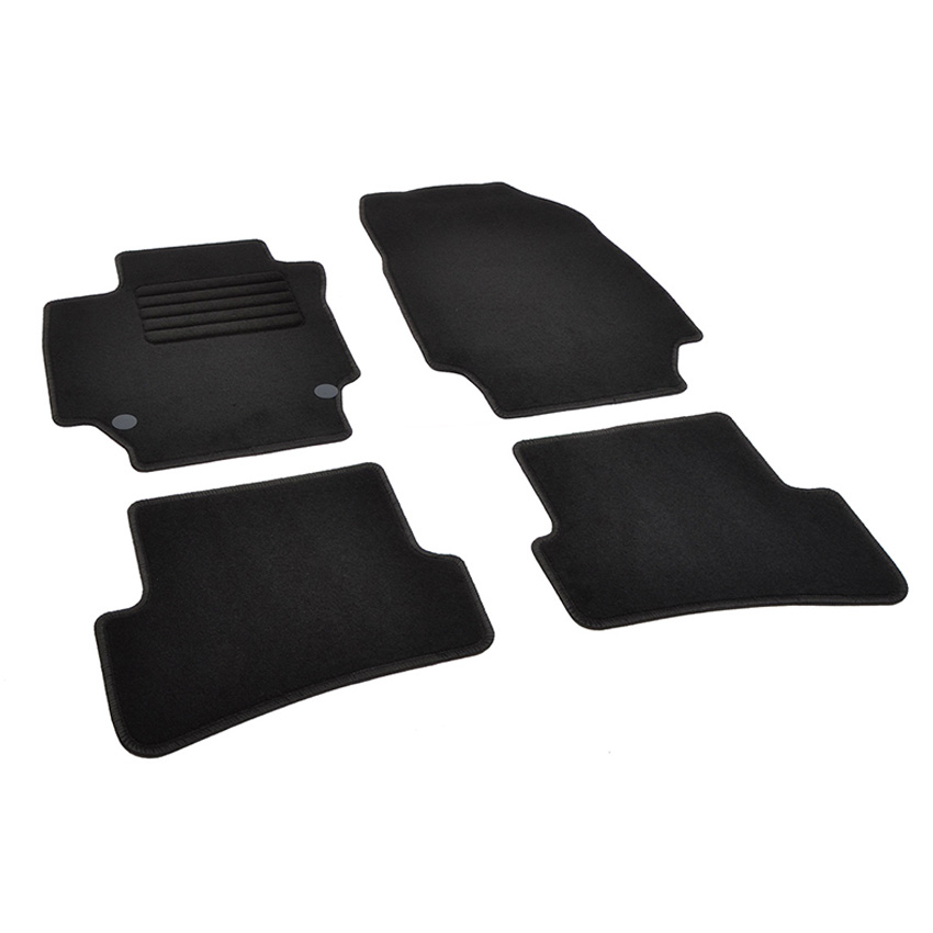 Πατάκια δαπέδου μοκέτας Standard μαύρα για Renault Captur (I) 4τμχ