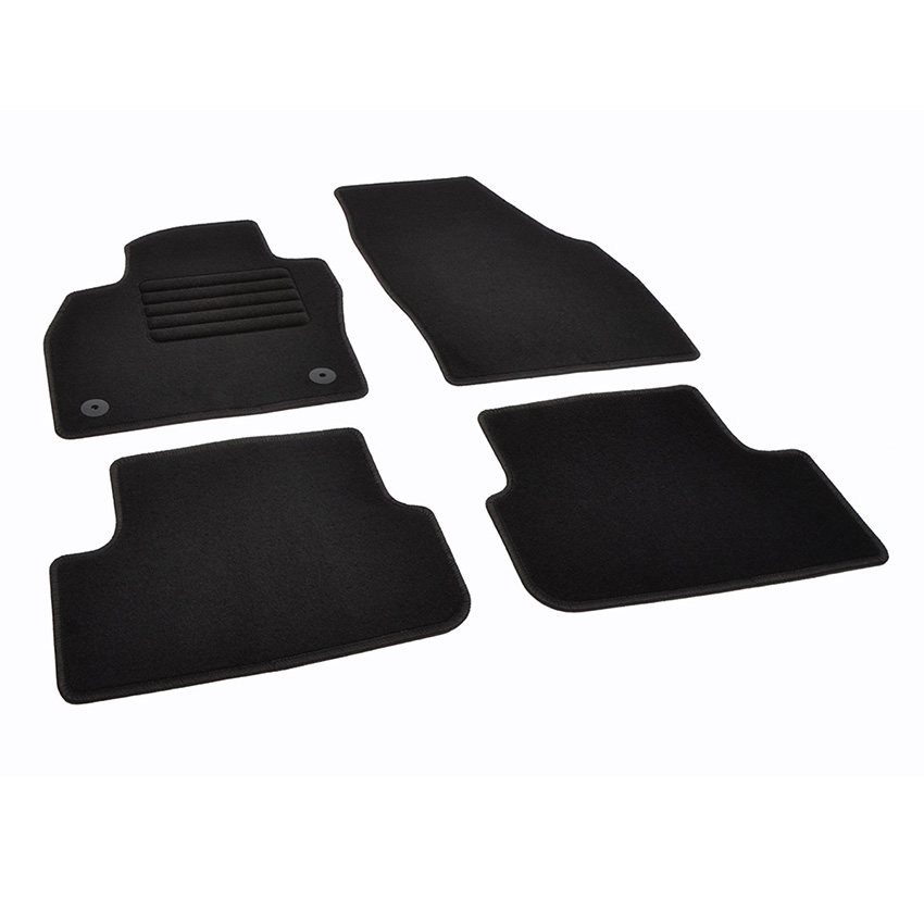 Πατάκια δαπέδου μοκέτας Standard μαύρα για Seat Ibiza (V) / Arona / Skoda Fabia (IV) 4τμχ