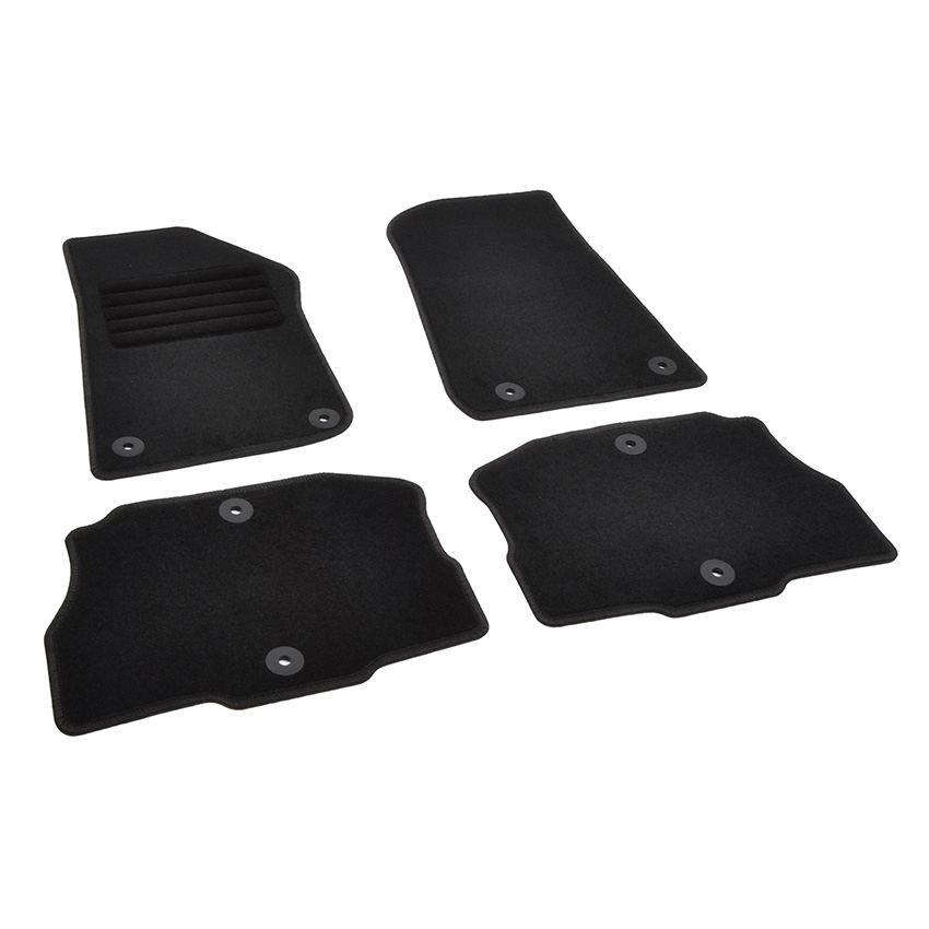 Πατάκια δαπέδου μοκέτας Standard μαύρα