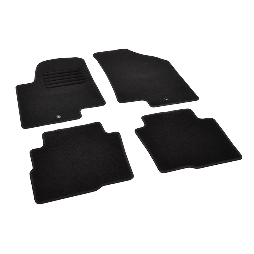 Πατάκια δαπέδου μοκέτας Standard μαύρα