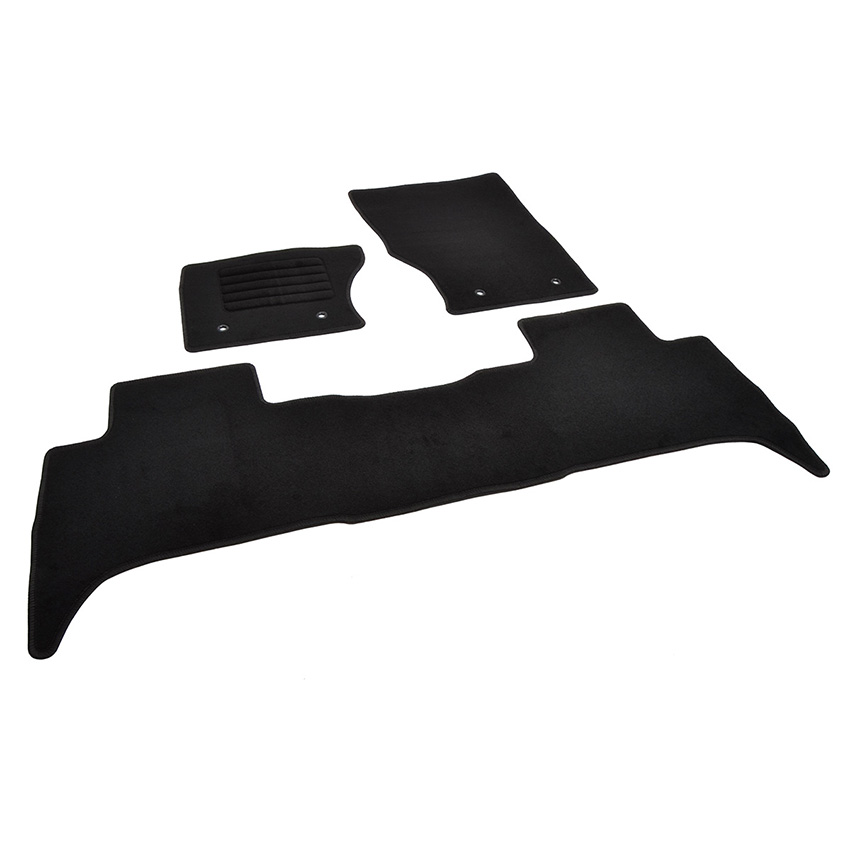 Πατάκια δαπέδου μοκέτας Standard μαύρα