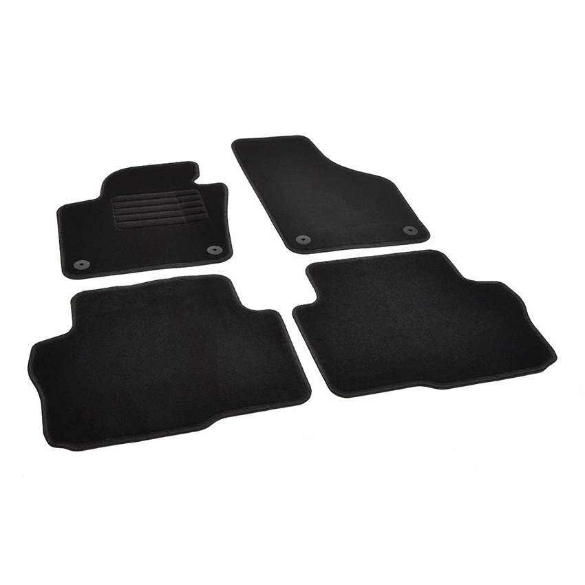 Πατάκια δαπέδου μοκέτας Standard μαύρα