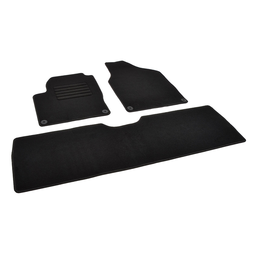 Πατάκια δαπέδου μοκέτας Standard μαύρα