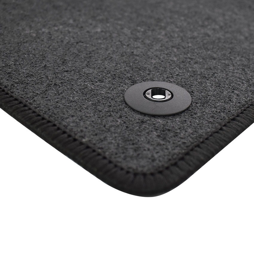 Πατάκια δαπέδου μοκέτας Standard μαύρα