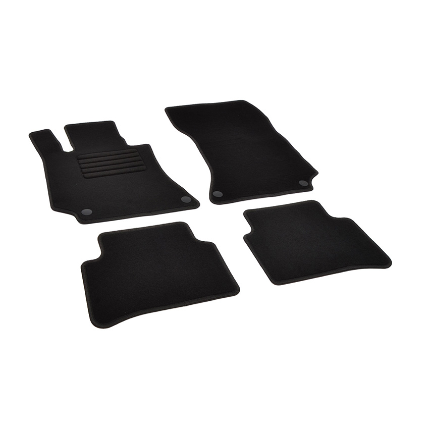 Πατάκια δαπέδου μοκέτας Standard μαύρα