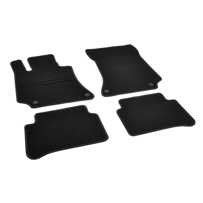 Πατάκια δαπέδου μοκέτας Standard μαύρα