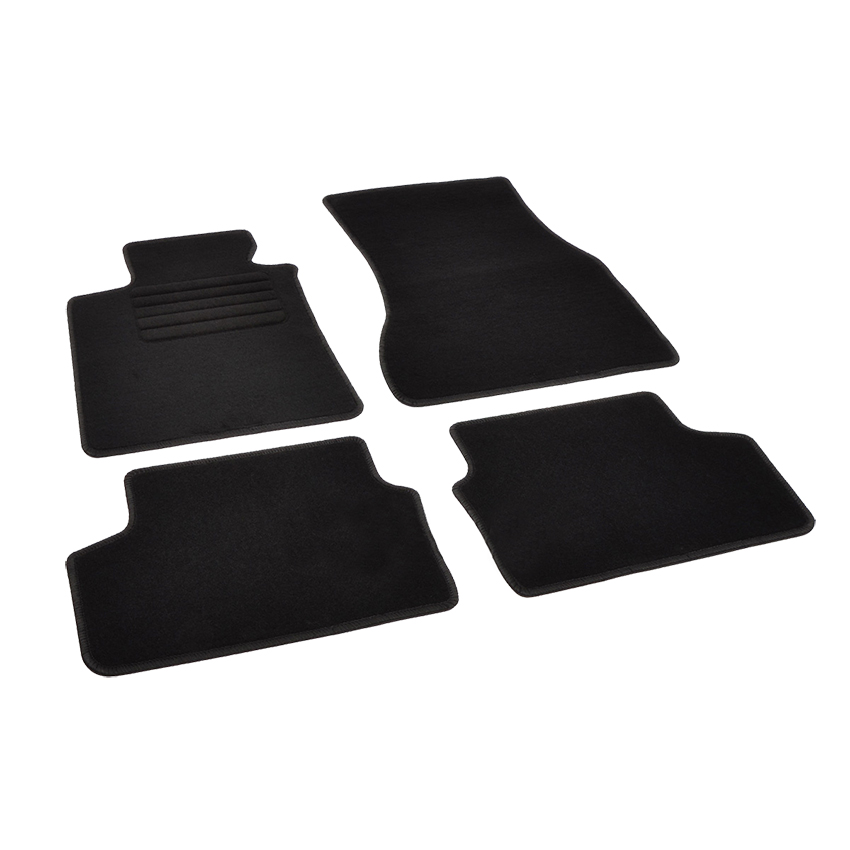 Πατάκια δαπέδου μοκέτας Standard μαύρα