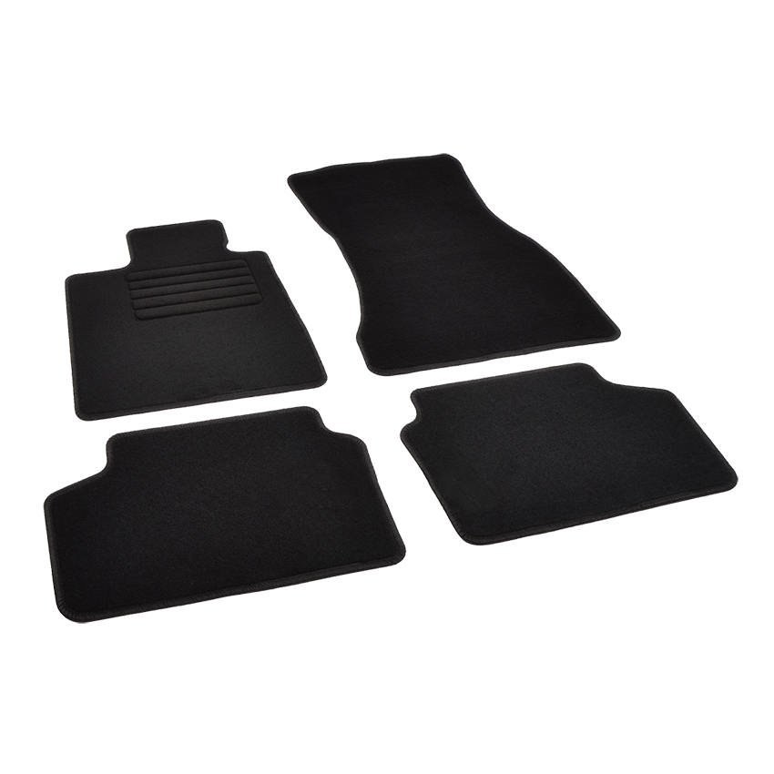 Πατάκια δαπέδου μοκέτας Standard μαύρα