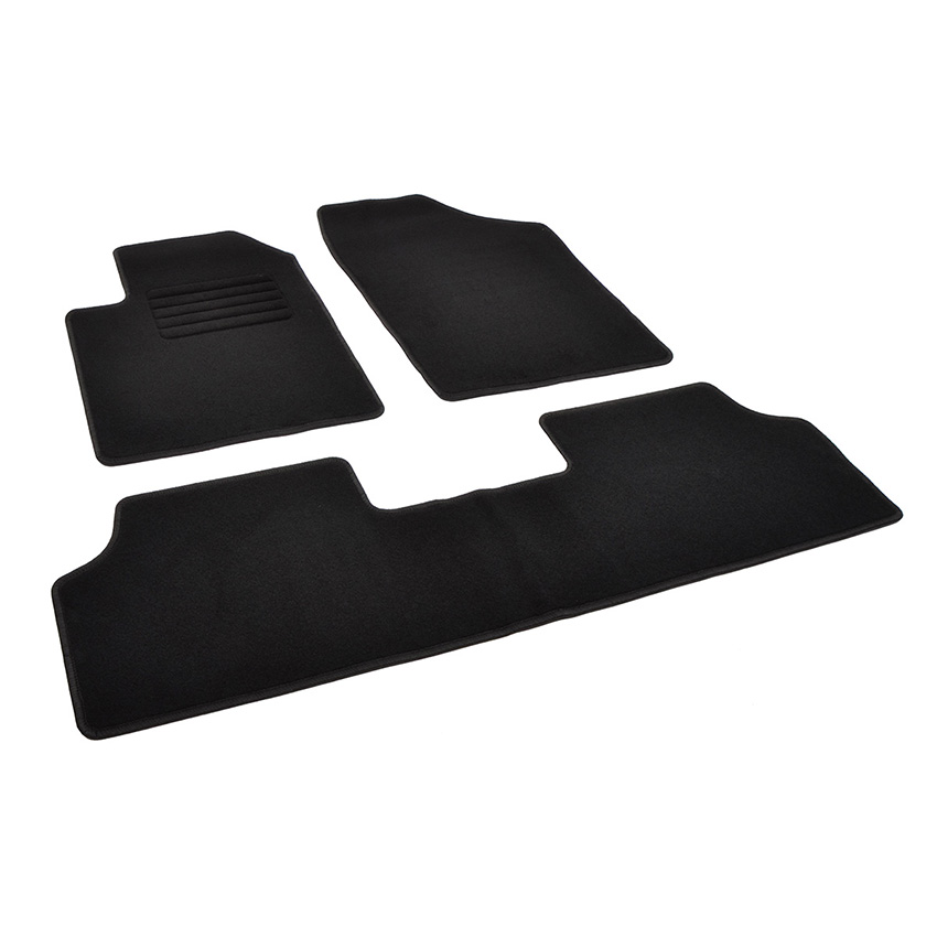 Πατάκια δαπέδου μοκέτας Standard μαύρα