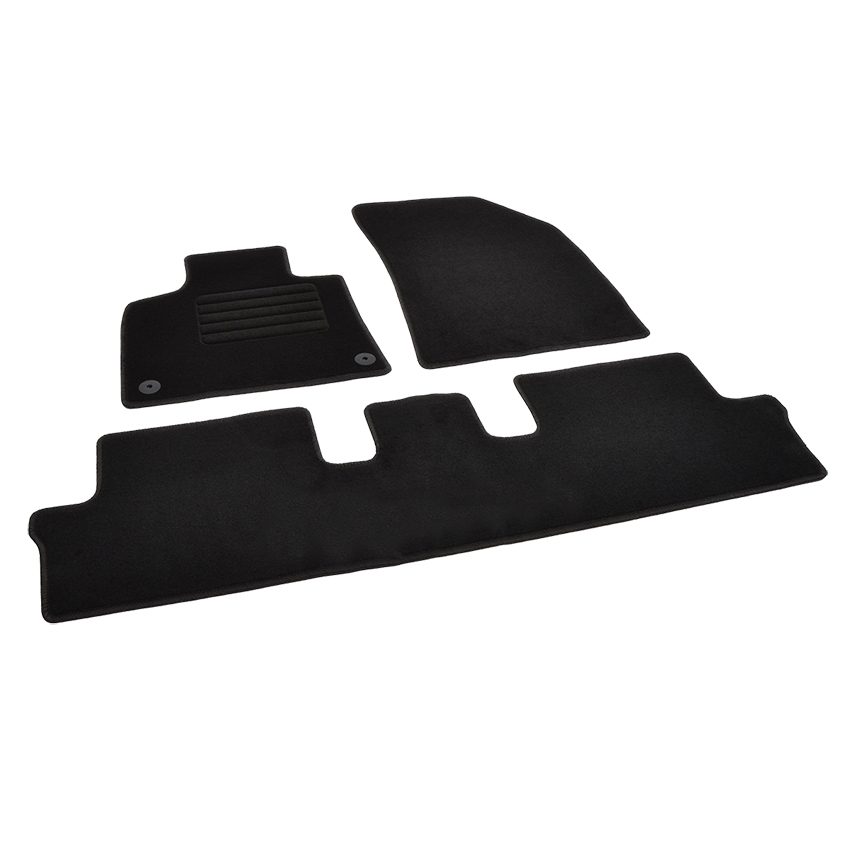 Πατάκια δαπέδου μοκέτας Standard μαύρα