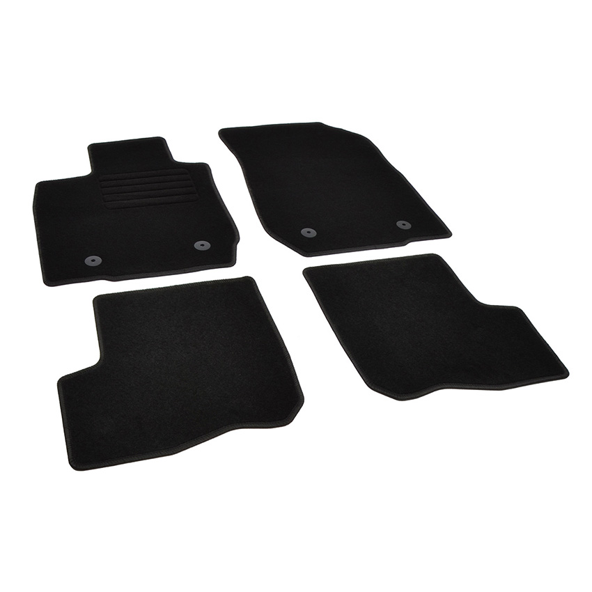 Πατάκια δαπέδου μοκέτας Standard μαύρα