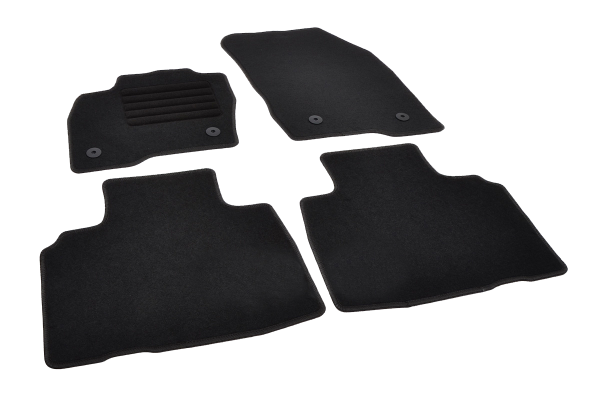 Πατάκια δαπέδου μοκέτας Standard μαύρα