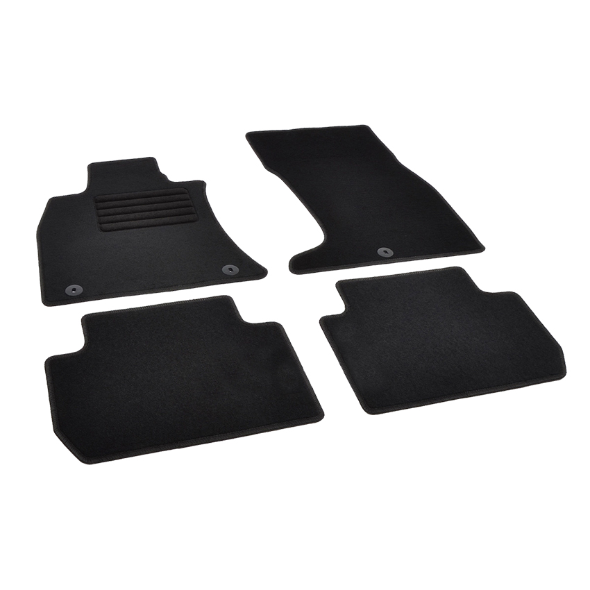 Πατάκια δαπέδου μοκέτας Standard μαύρα