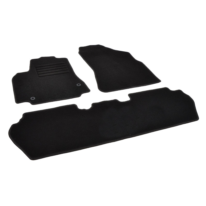 Πατάκια δαπέδου μοκέτας Standard μαύρα