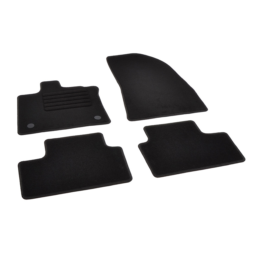 Πατάκια δαπέδου μοκέτας Standard μαύρα για Renault Captur (II) 4τμχ