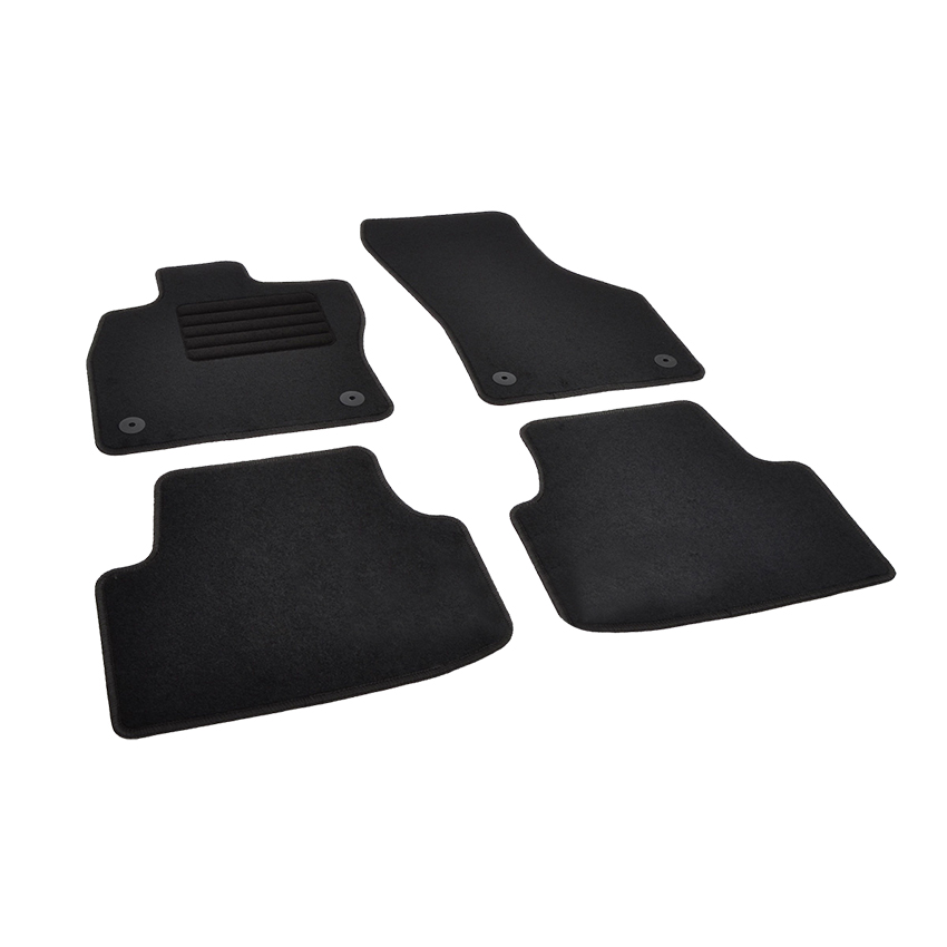 Πατάκια δαπέδου μοκέτας Standard μαύρα