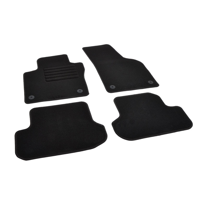 Πατάκια δαπέδου μοκέτας Standard μαύρα