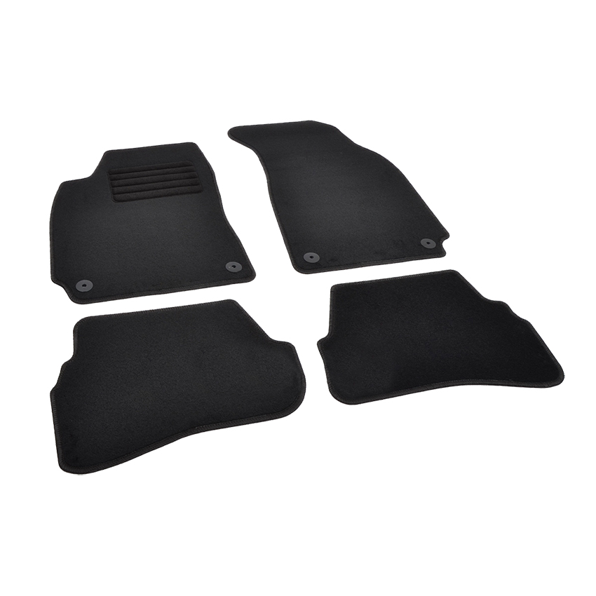 Πατάκια δαπέδου μοκέτας Standard μαύρα για Volkswagen Passat (B5) 4τμχ