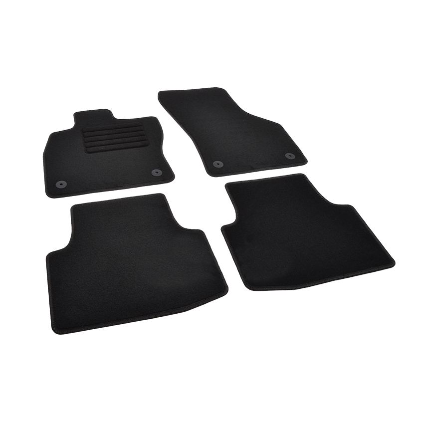 Πατάκια δαπέδου μοκέτας Standard μαύρα για Volkswagen Passat (B8) 4τμχ