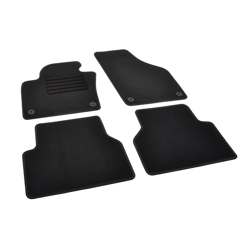 Πατάκια δαπέδου μοκέτας Standard μαύρα για Volkswagen Tiguan (I) 4τμχ