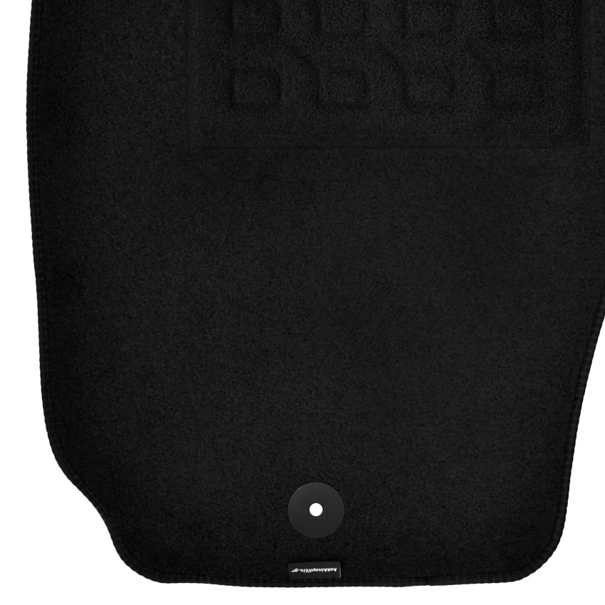 Πατάκια δαπέδου μοκέτας Basic μαύρα για Seat Ibiza (III) 4τμχ