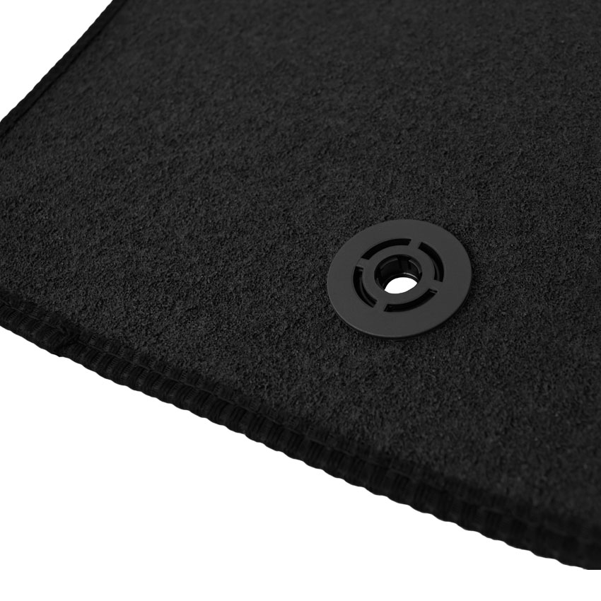 Πατάκια δαπέδου μοκέτας Basic μαύρα για Seat Ibiza (III) 4τμχ