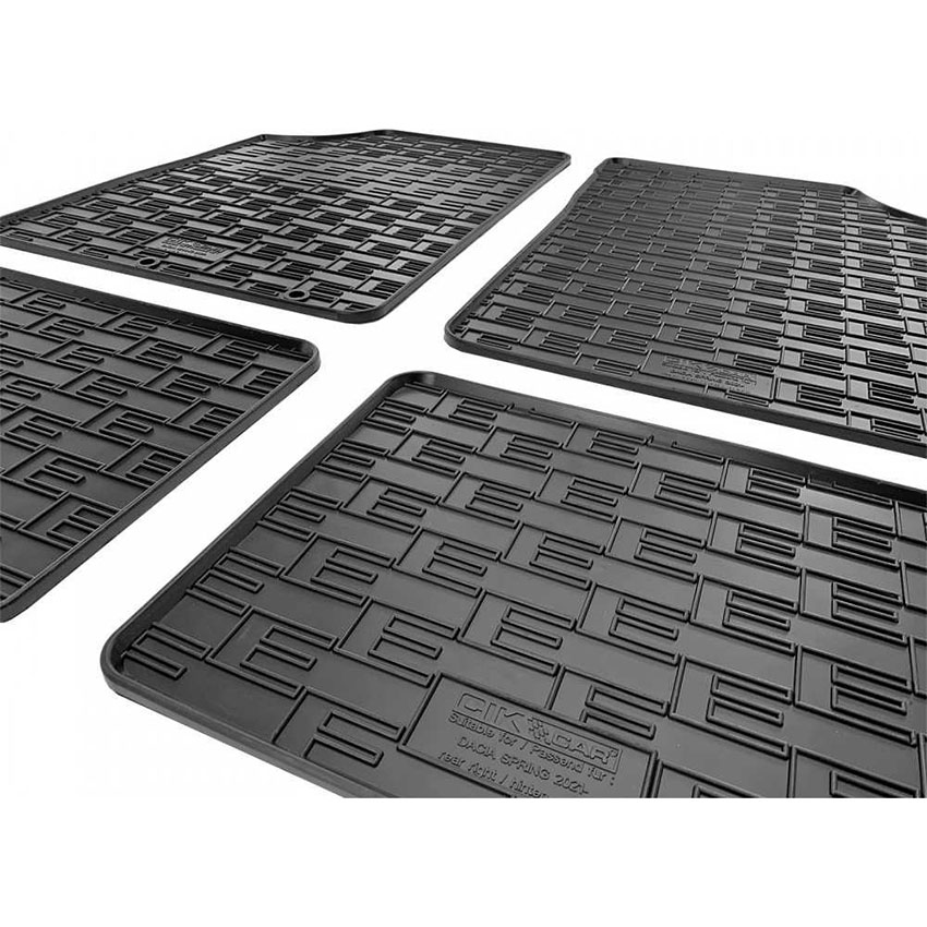 Πατάκια δαπέδου λαστιχένια για Dacia Spring 4τμχ