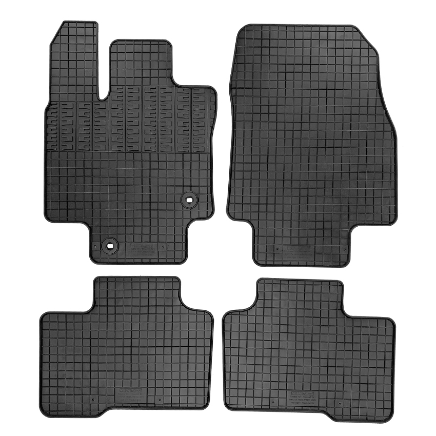 Πατάκια δαπέδου λαστιχένια για Toyota Highlander (IV) 4τμχ