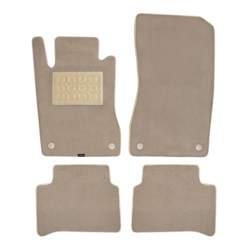 Πατάκια δαπέδου μοκέτας Superior μπεζ για Mercedes E-Class (W211) / CLS 4τμχ