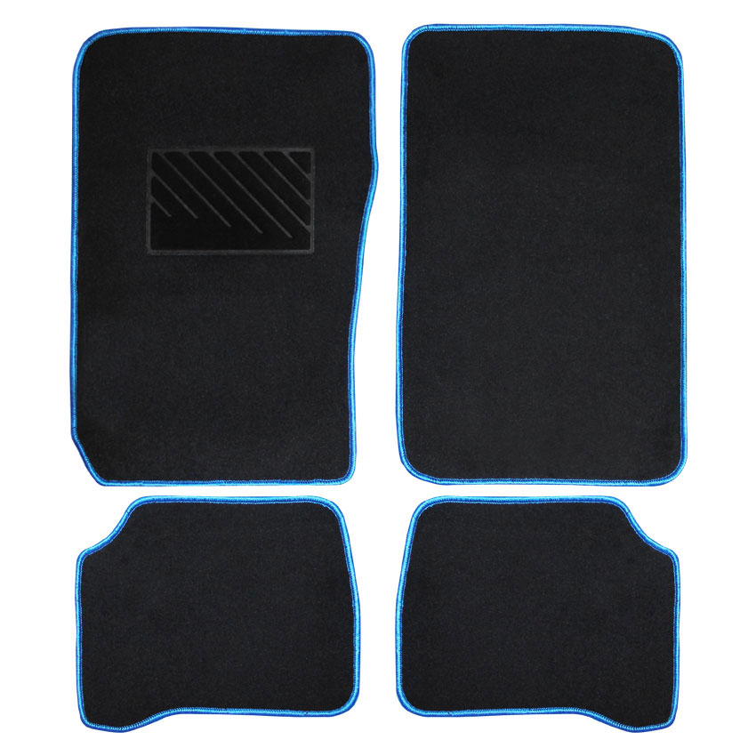 Μοκέτα Clan σταχτί με μπλε ρέλι για Mazda 323 (BG)