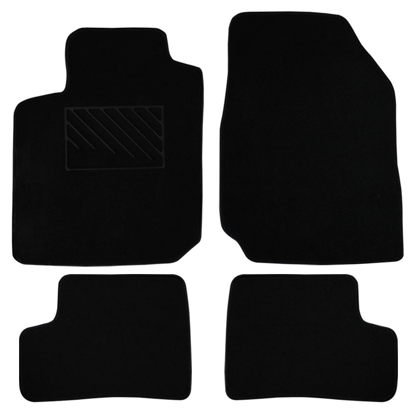 Μοκέτα Clan μαύρη για Nissan Micra (K12) 4τμχ