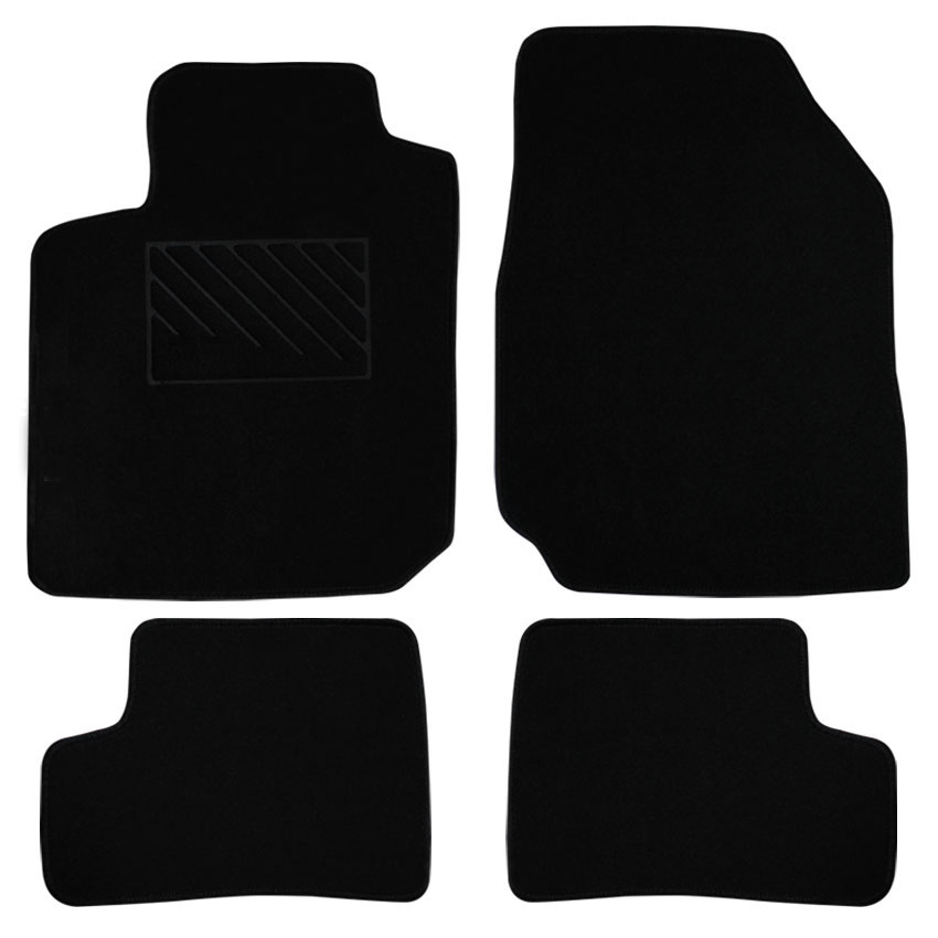 Μοκέτα Clan μαύρη για Nissan Micra (K12) 4τμχ