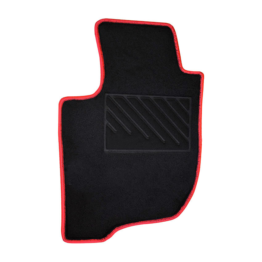 Πατάκια δαπέδου μοκέτας Clan μαύρα για Mitsubishi L200 (IV) 4D 4τμχ