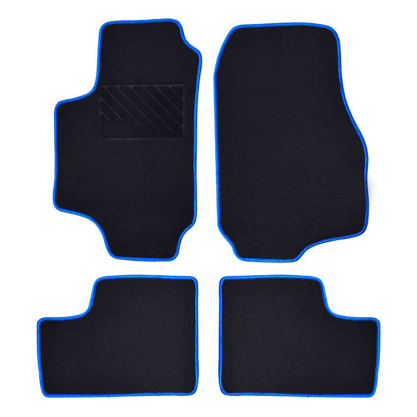 Πατάκια δαπέδου μοκέτας Clan μαύρα για Opel Astra G 4τμχ