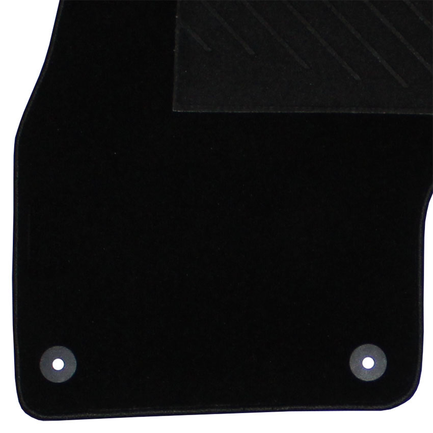 Ζεύγος μοκέτα Clan μαύρη για Opel Corsa D/E με κουμπώματα