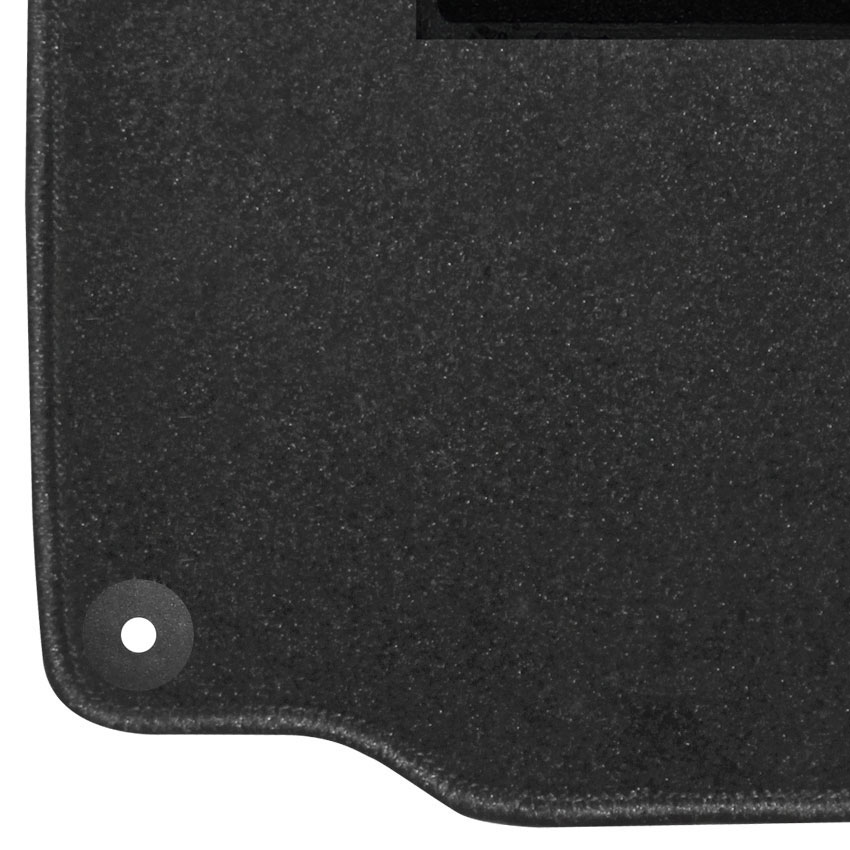 Μοκέτα Clan σταχτί για Seat Leon I / Toledo II με στρογγυλά κουμπώματα 4τμχ