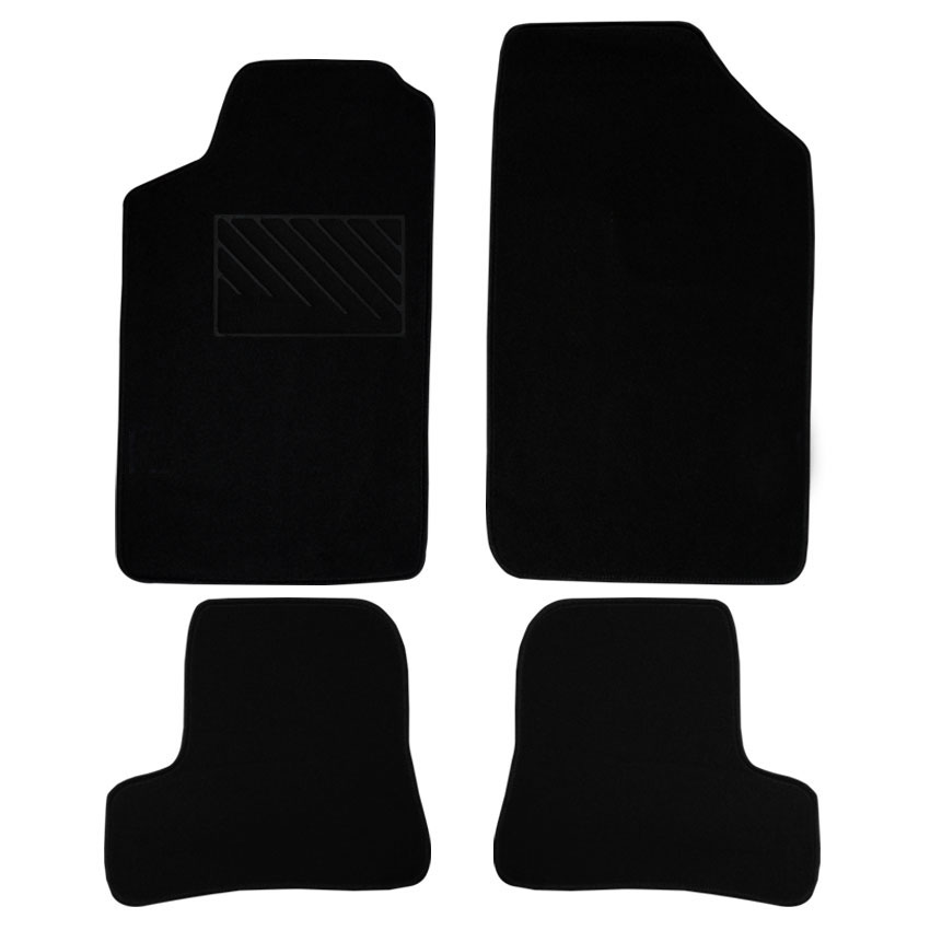 Μοκέτα Clan μαύρη για Peugeot 206 CC 4τμχ
