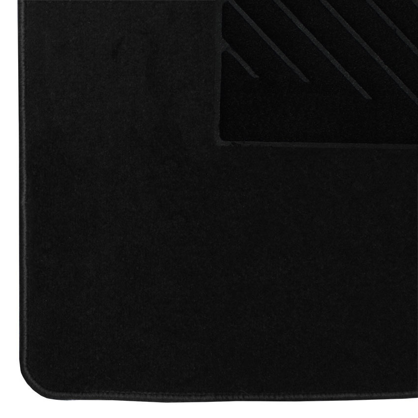 Μοκέτα Clan μαύρη για Smart Fortwo (450) με velcro 2τμχ